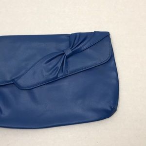 Blue Bow Clutch